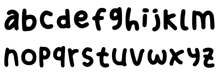 Insecute Regular Font LOWERCASE