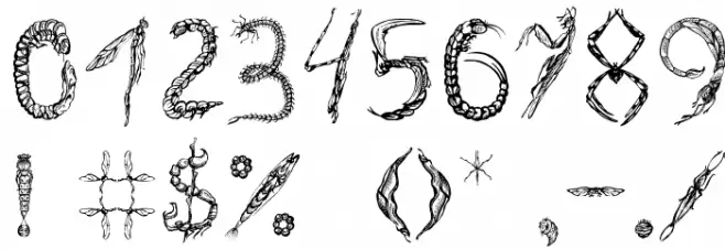 Insektofobiya Font OTHER CHARS