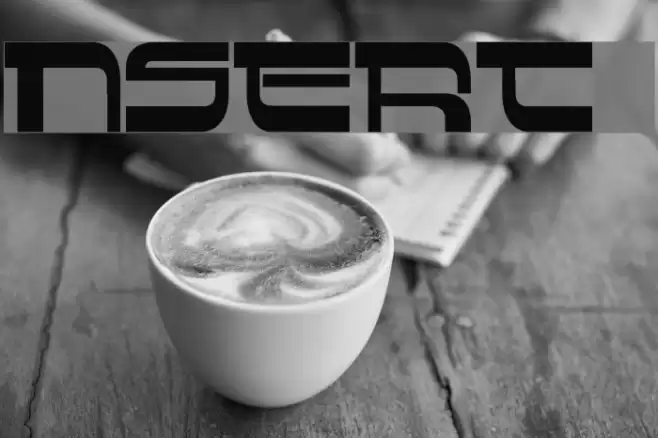 Insert 4 フォント examples