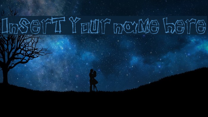 Insert your name here Font examples