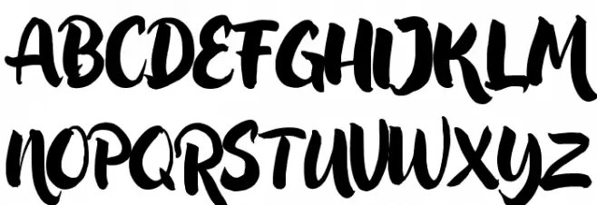 Insforgen Schriftart Groß