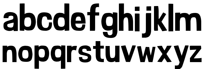 Inside Out Lowercase Font LOWERCASE
