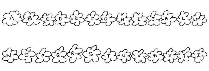 InsideFlower Font LOWERCASE