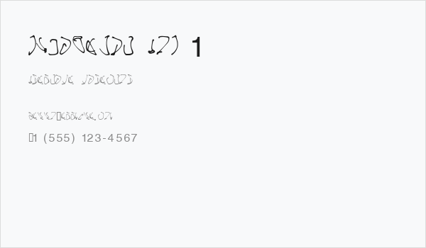 InsideOut Cow 1 Business Card