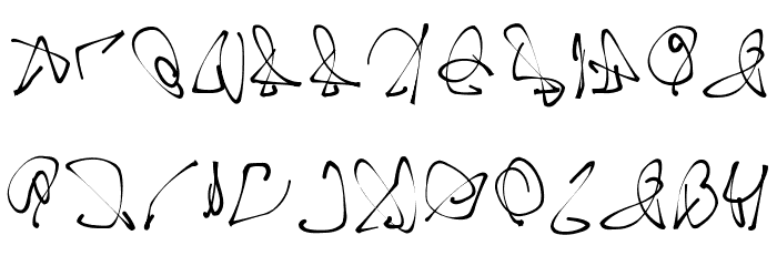 InsideOut Cow 2 Font LOWERCASE