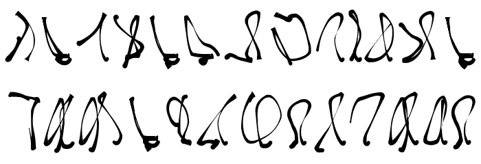 InsideOut Cow 3 Font LOWERCASE