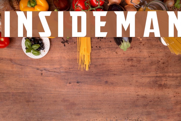 Insideman Font examples