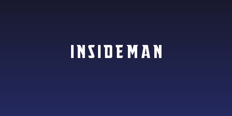 Insideman Social Header