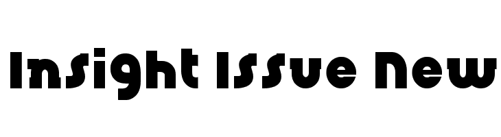 Insight Issue New  Descarca Fonturi Gratis