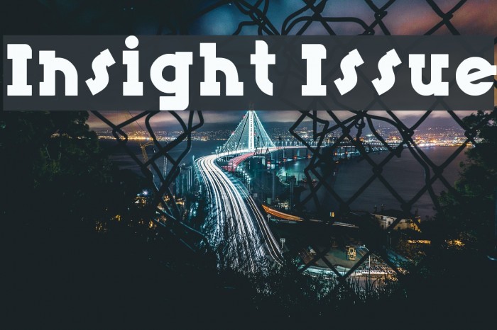 Insight Issue Font examples