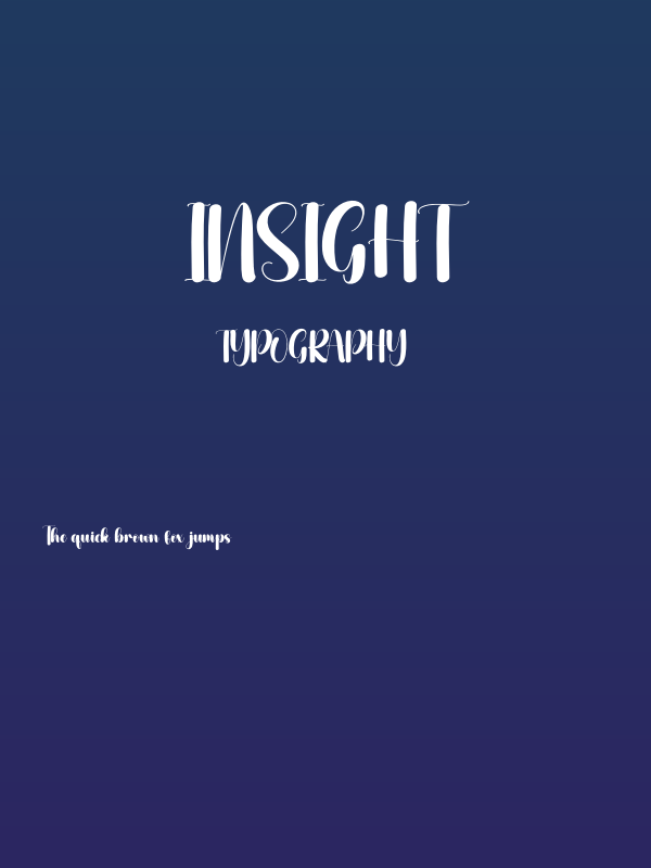Insight Poster