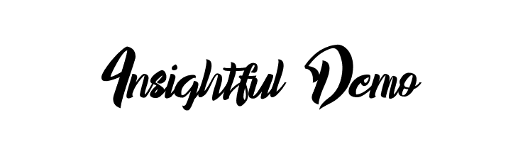 Insightful Demo  Fuentes Gratis Descargar