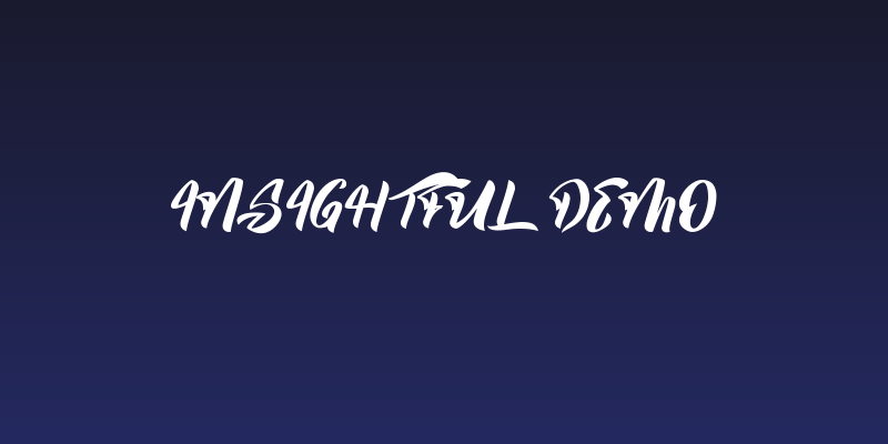 Insightful Demo Social Header