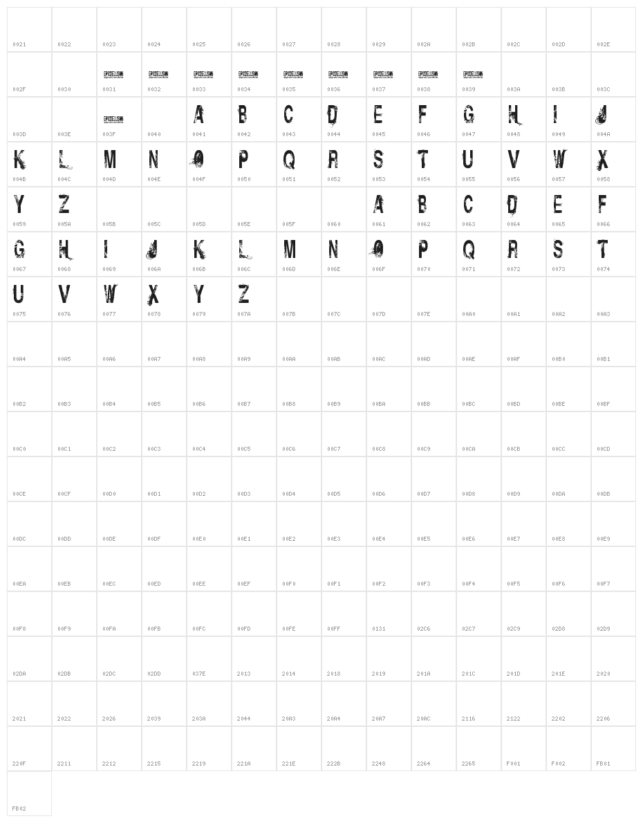 Insolent_Bastards Character Map