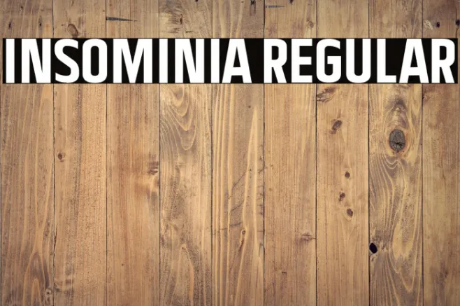 Insominia Regular Example 2