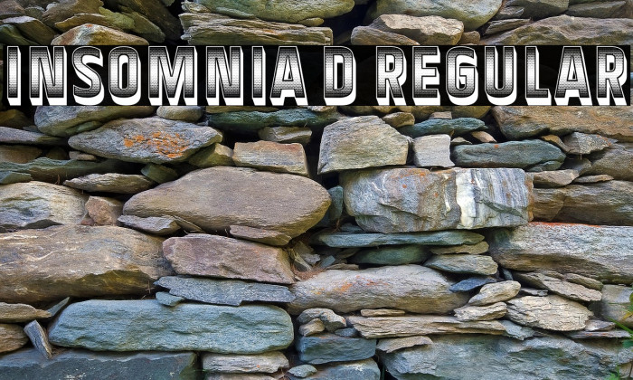 Insomnia 3D Regular Example 1