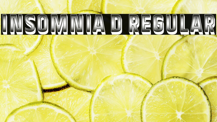 Insomnia 3D Regular Example 3