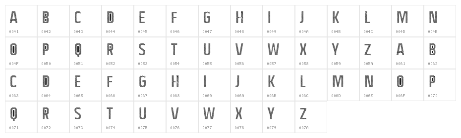 Insomnia Abstract Regular Character Map