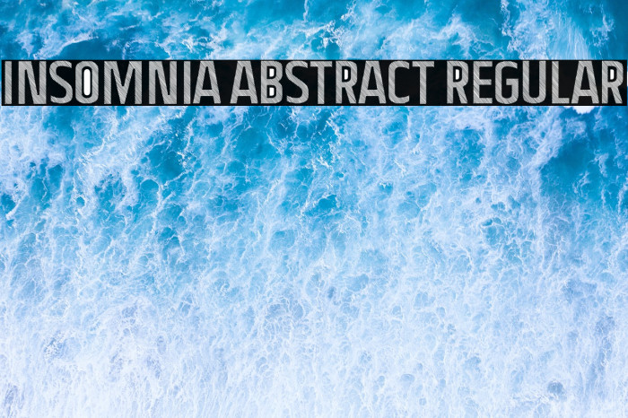 Insomnia Abstract Regular Example 2