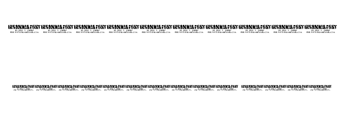 Insomnia Font OTHER CHARS