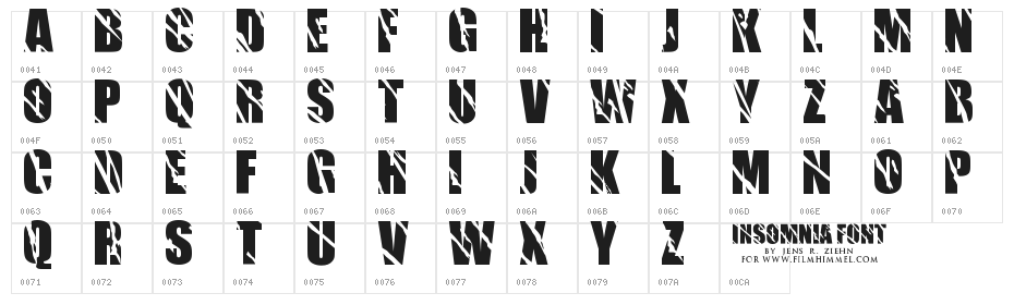 Insomnia Character Map