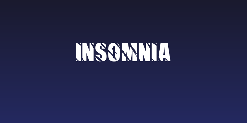 Insomnia Social Header