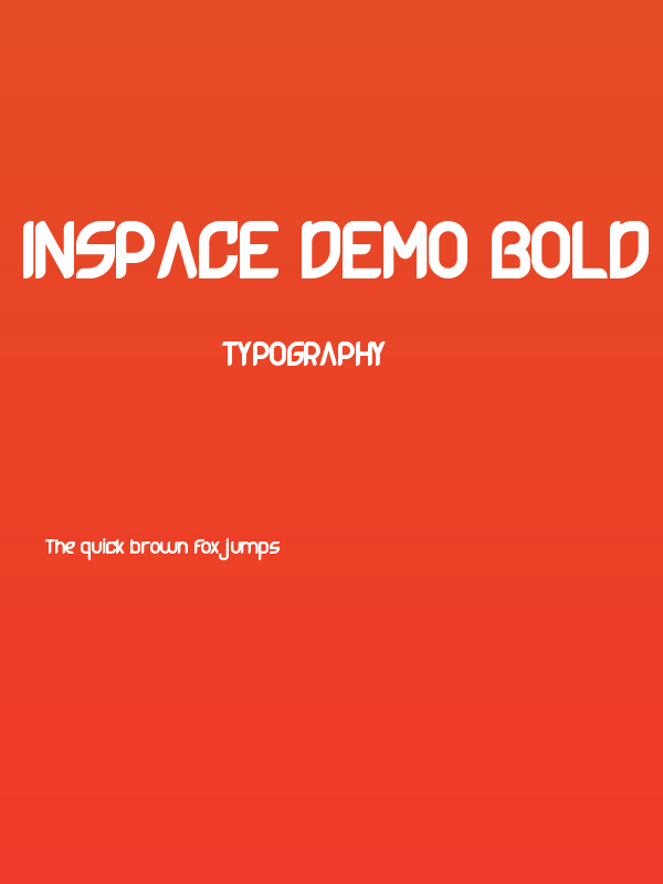 Inspace Demo Bold Poster