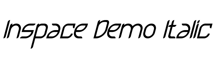 Inspace Demo Italic  Скачать бесплатные шрифты