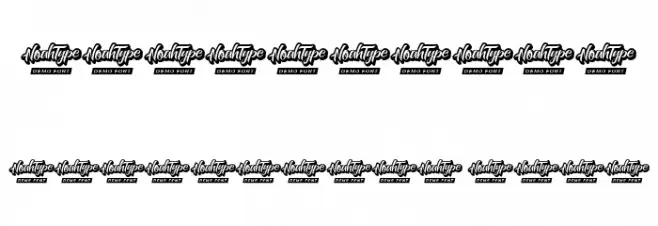 Inspace Demo Outline Font OTHER CHARS