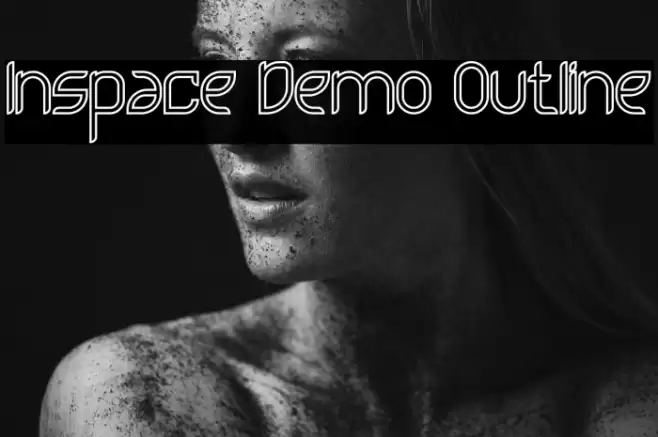 Inspace Demo Outline Font examples