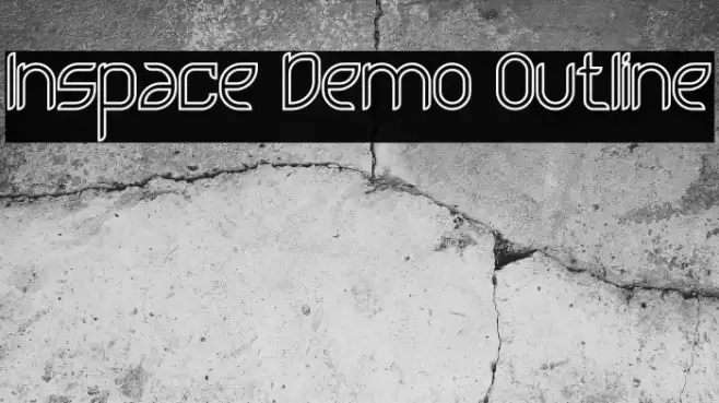Inspace Demo Outline Font examples