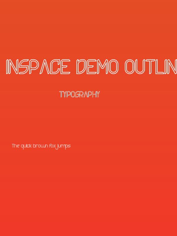 Inspace Demo Outline Poster