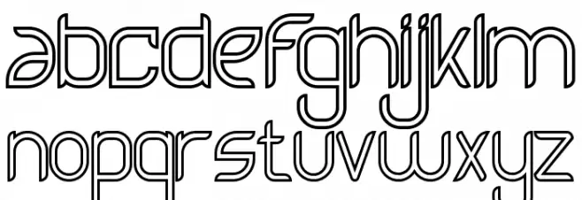 Inspace Demo Outline Fonte MINÚSCULAS