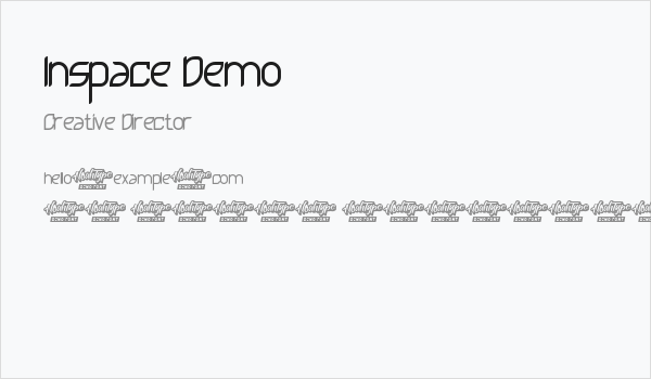 Inspace Demo Business Card
