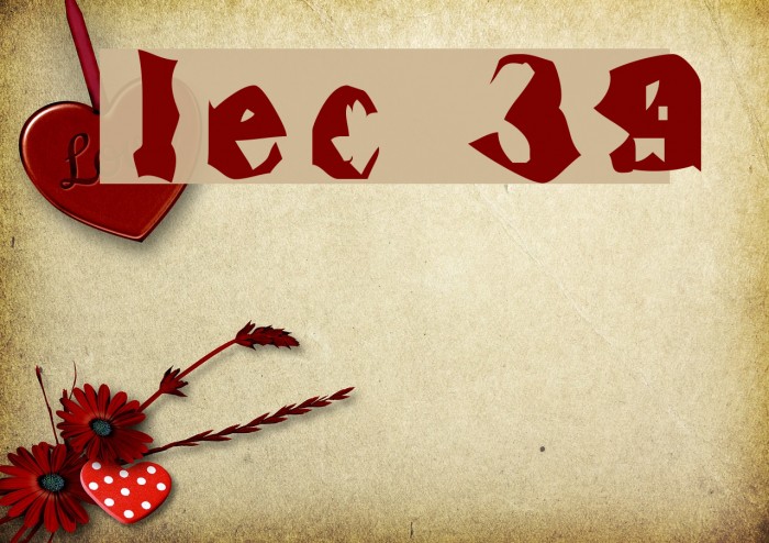 Inspector 39 Schriftart examples
