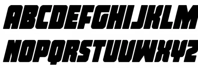 Inspector General Condens Ital Schriftart Groß