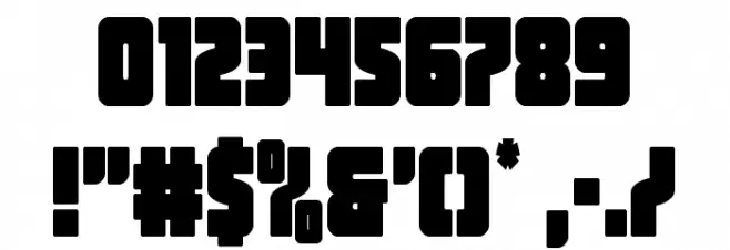 Inspector General Condensed Font OTHER CHARS