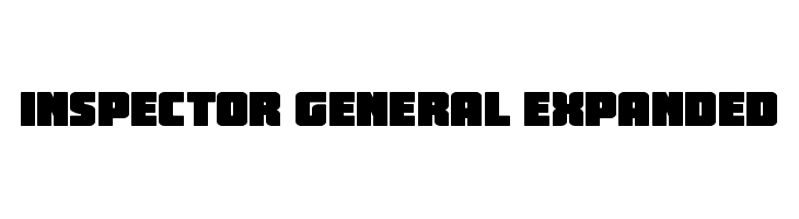 Inspector General Expanded  नि: शुल्क फ़ॉन्ट्स डाउनलोड