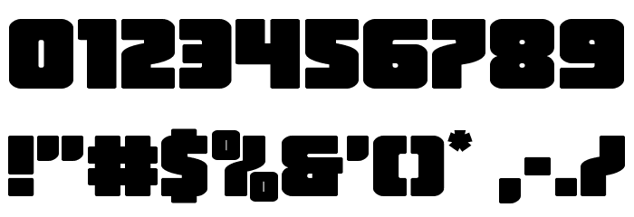 Inspector General Expanded Font OTHER CHARS