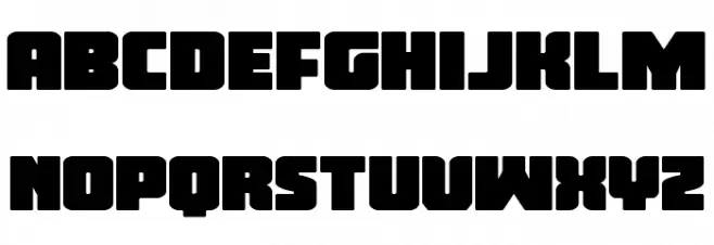 Inspector General Expanded Schriftart Groß