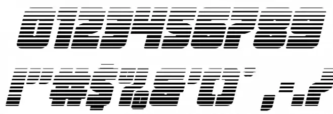 Inspector General Gradient Ita Font OTHER CHARS