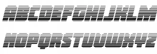 Inspector General Gradient Ita Шрифта строчной