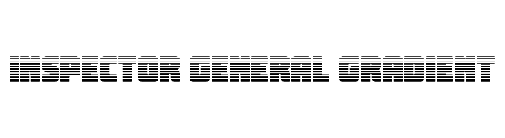 Inspector General Gradient  Frei Schriftart Herunterladen