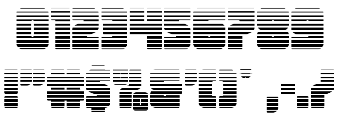 Inspector General Gradient Font OTHER CHARS