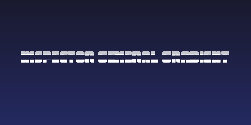 Inspector General Gradient Social Header