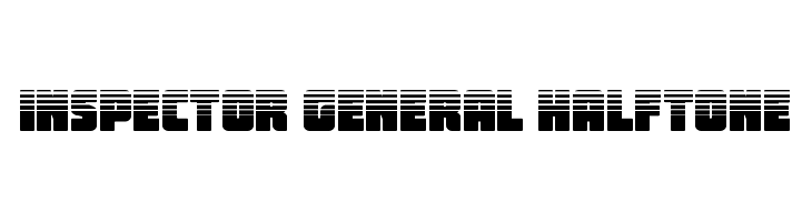 Inspector General Halftone  لخطوط تنزيل