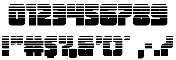 Inspector General Halftone Font OTHER CHARS