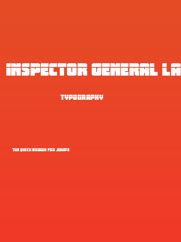 Inspector General Laser Poster