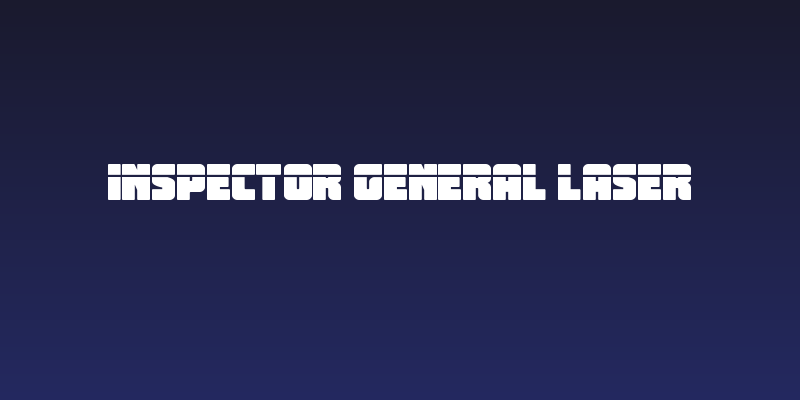 Inspector General Laser Social Header