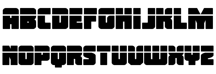 Inspector General Laser Font LOWERCASE